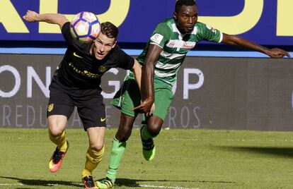 Gameiro, en su estreno con el Atlético.