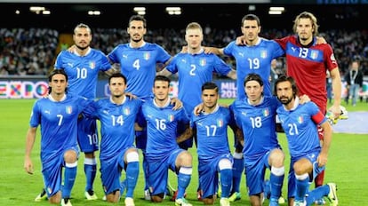 El equipo de Italia.