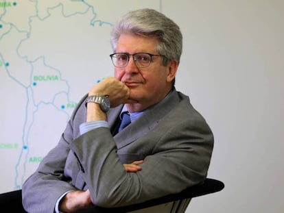 Fernando Reimers en la sede de la OEI.