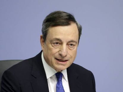 El presidente del Banco Central Europeo (BCE), Mario Draghi. 