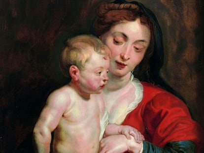 'Virgen de Cumberland', de Rubens (105 por 68 centímetros), de la colección Gerstenmaier, ahora legada al Museo de Bellas Artes de Valencia.