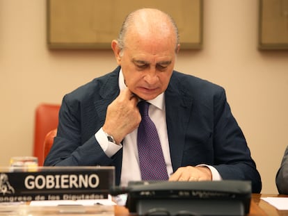 Comparecencia de Jorge Fernández Díaz sobre su reunión con Rodrigo Rato, en 2015