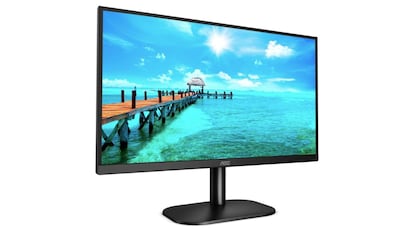 Monitor para PC con diseño sin bordes.