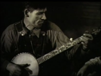 Fotograma de la película "Un día en la galería" de Neil Young.