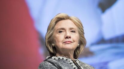 Hillary Clinton, em um ato em Washington.