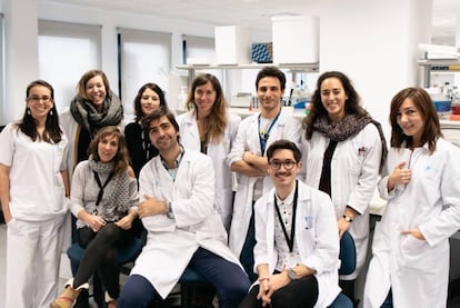 Equipo del doctor Antonio Pérez.