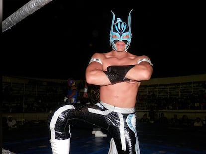 El luchador mexicano Príncipe Aéreo en una foto publicada en sus redes sociales.