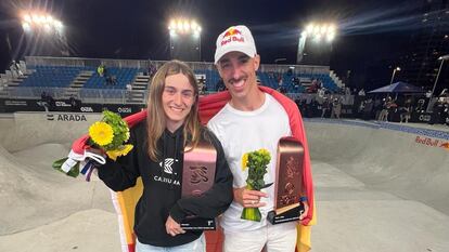 Los españoles Naia Laso y Danny León, campeones del Pro Tour de Dubai.