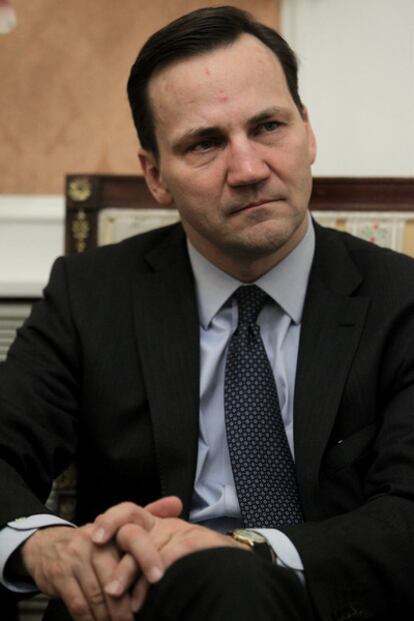 Radoslaw Sikorski, ministro de Exteriores de Polonia.