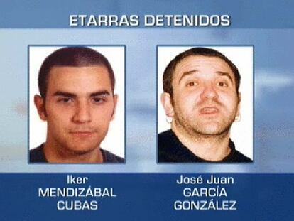 Los dos presuntos etarras detenidos en Francia son Iker Mendizabal Cubas y José Juan García González