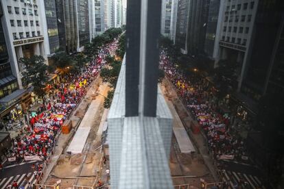 Marcha terminou na Cinelândia, no centro do Rio.