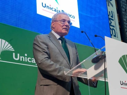 Manuel Azuaga, presidente de Unicaja.