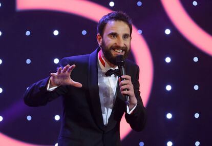 Dani Rovira, durante la gala de los Goya.