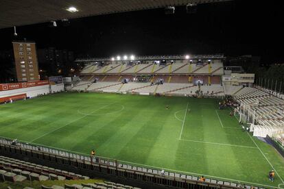 El estadio del Rayo Vallecano. 