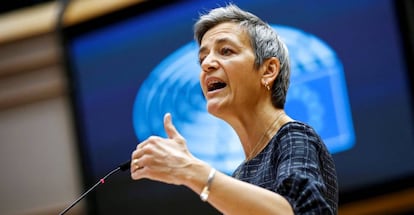 La vicepresidenta de la Comisión Europea Margrethe Vestager.