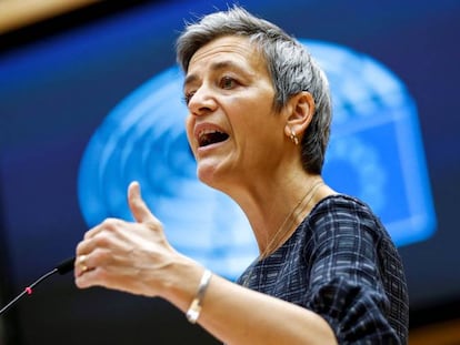 La vicepresidenta de la Comisión Europea Margrethe Vestager.