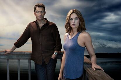 Dominic West y Ruth Wilson, protagonistas de la ficción y de la polémica salarial.