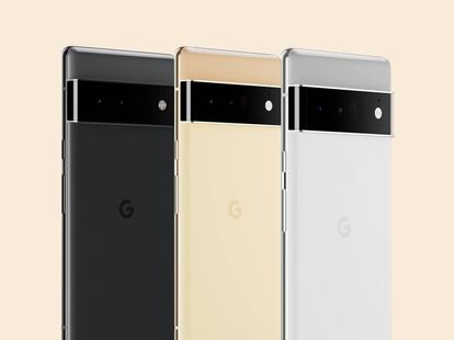 Nuevo diseño de los Pixel 6 de Google.