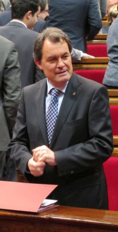 Artur Mas, presidente de la Generalitat.