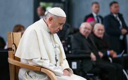 El papa Francisco, el pasado 26 de agosto en el santuario irlandés de Knock.