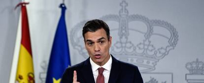 El presidente del Gobierno, Pedro Sánchez.