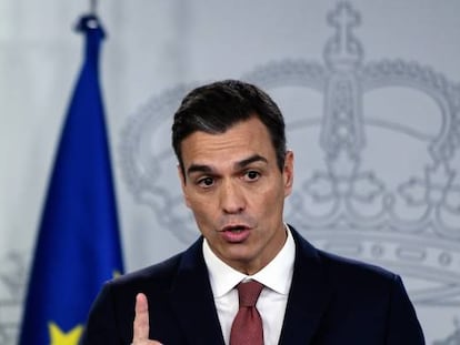 El presidente del Gobierno, Pedro Sánchez.