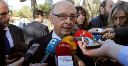 El ministro de Hacienda, Cristóbal Montoro.