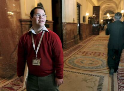 Javier Dorronsoro, asistente del Grupo Parlamentario Popular, en el Congreso.