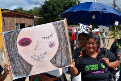 <span >Marcha por una vida libre de violencia. Organización Intibucana de Mujeres Las Hormigas, Honduras, 30 de noviembre de 2015. Foto: Las Hormigas.&#0160;</span>