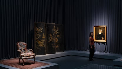 Una de las salas de la exposición 'Monotonía', donde la artista Fiona Tan, muestra cómo el arte reflejaban los problemas de salud mental en el S. XIX.