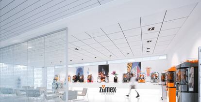 Exposición de maquinaria de Zumex.