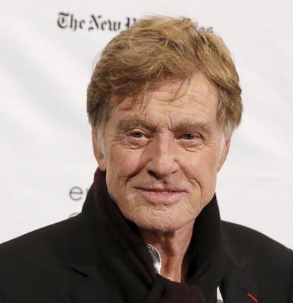 El actor Robert Redford posa en la alfombra roja de los premios Gotham, en 2015.