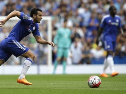 Pedro, del Chelsea, en el duelo contra el Crystal Palace. 