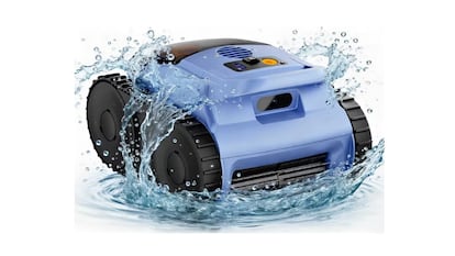 Robot limpiador de piscinas.