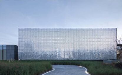 Biblioteca Wuhan Huashan Library, de Gla Design (2018). |