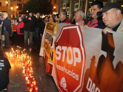 Concentraci&oacute;n de esta tarde en C&oacute;rdoba de la plataforma Stop Desahucios.