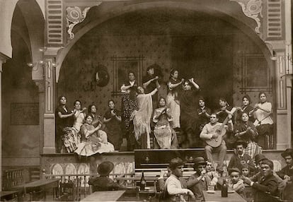 Café cantante en Sevilla (1880).