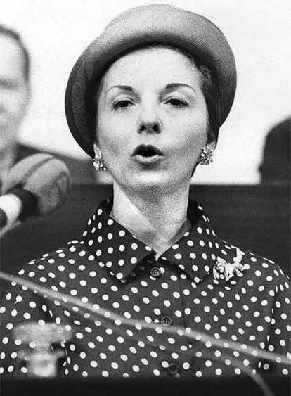Isabelita Perón, en una imagen de 1974.