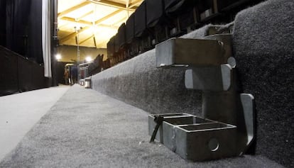 Una de las irregularidades que el Ayuntamiento ha detectado en la sala La Cúpula, del centro comercial Las Arenas.