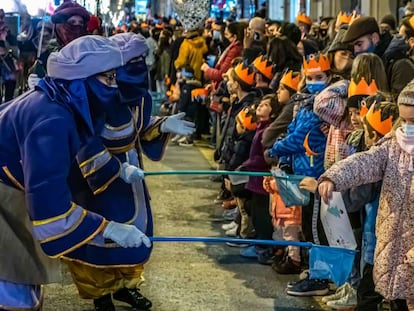 Cabalgata de Reyes, en Cataluña.