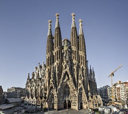 Sagrada familia, en Barcelona.