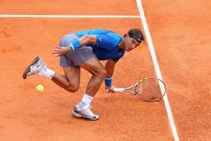 Nadal, en su partido con Gabashvili.