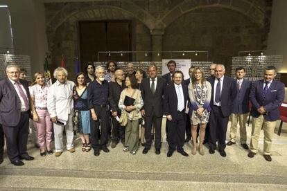 Personalidades de la política y la cultura, en la presentación de la 58ª edición del festival de teatro clásico de Mérida.