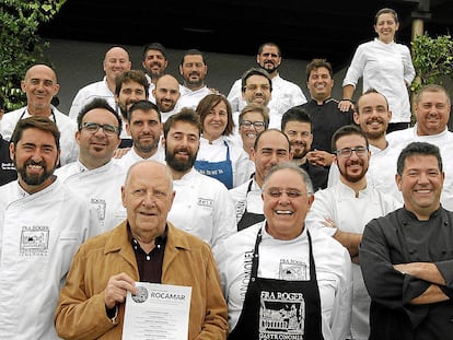 Homenaje de la Asociación Fra Roger a Josep Borràs en Sa Pedrera des Pujol.