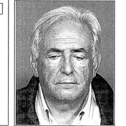 Ficha policial de Dominique Strauss-Kahn