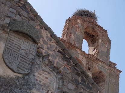 Exterior de la iglesia de los Cinco Mártires de Marruecos, en la localidad cordobesa de Belalcázar.