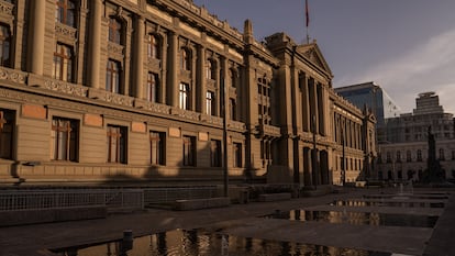 El edificio de la Corte Suprema, en Santiago.