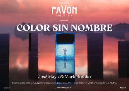 Cartel de 'Color sin nombre'.