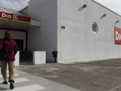 Fachada de un supermercado Dia en Las Rozas (Madrid) 