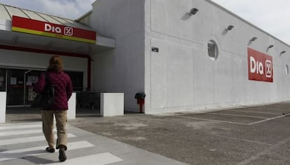 Fachada de un supermercado Dia en Las Rozas (Madrid)